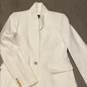 J Crew White Blazer